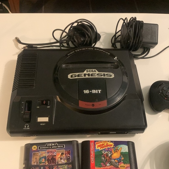 Super bundle! Sega genesis console game genie and games - Picture 8 of 12